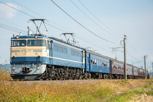 鉄道 デジ 写真 画像 EL群馬県民の日号 EF65-501 旧型客車 2