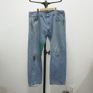 B136 2000年代製 リーバイス LEVIS 501 デニムパンツ■00s 表記40サイズ Gパン ブルー 青 アメカジ ストリート 古着 激安 希少 古着御 90s