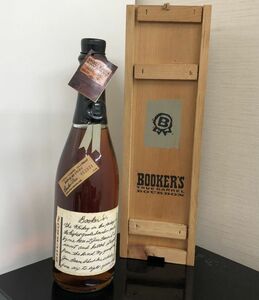 1円~未開栓/長期保管品 BOOKER’S NOE 750ml 63.25% 7年4ヶ月 木箱付 1990年 C90-D-11 ブッカーズノエ アメリカ ウイスキー バーボン 古酒