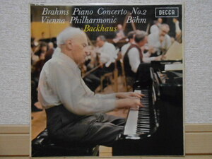 英DECCA SXL-6322 バックハウス ベーム VPO ブラームス ピアノ協奏曲第2番 オリジナル盤 優秀録音