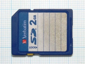 ★Verbatim ＳＤメモリーカード ２ＧＢ 中古★送料６３円～