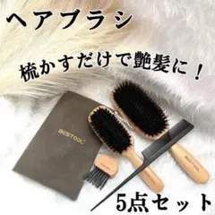 特価◇ヘアケアBESTTOOL◇ヘアブラシセット大　小　ブラシセット！豚毛◎艶髪