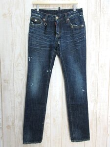 DSQUARED2/ディースクエアード：デニムパンツ ダメージ加工 71LA163 サイズ46 メンズ/中古/USED