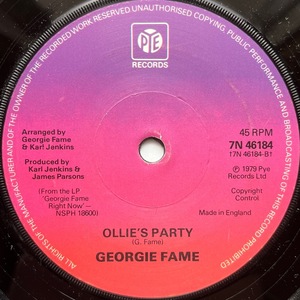 【試聴 7inch】Georgie Fame / Ollie