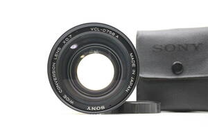 ★外観美品★SONY ソニー VCL-0758 A WIDE CONVERSION LENS X0.7 ワイドコンバージョンレンズ！＃0201