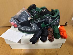 【新品】25cm There Skateboards Nike SB Dunk Low Pro Anthracite and Gorge Green ゼアスケートボード ナイキ SB ダンク ロー プロ