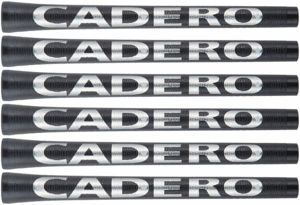 ★送料込価格★Cadero Grip 2x2 Pentagon UT Solo Ribbed Black / Silver x 6pcs★カデロ　グリップ★6本セット★