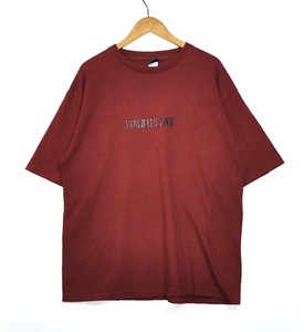 【TIMBERLAND】ティンバーランド ビッグサイズ Tシャツ マルーン M USA製 古着