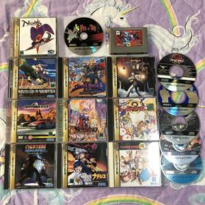 1円スタート! Sega Saturn セガサターン Shining Force シャイニング フォース Nights Fighters Megamix 帯付き Spine SS まとめ セット