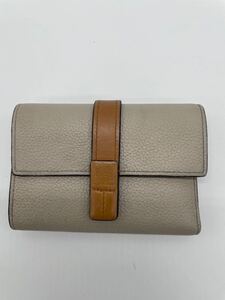 LOEWE ロエベ　スモール　パーティカル　ウォレット　三つ折り財布 レザー