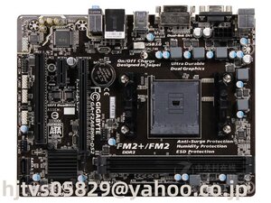 GIGABYTE F2A68HM-DS2 ザーボードAMD A68H Socket FM2+ Micro ATX メモリ最大64G対応 保証あり　