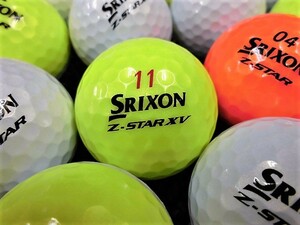 ●スリクソン SRIXON【Z-STAR/Z-STAR XV】ディバイド [DIVIDE] 2021年/2023年モデル ツートンカラー 30個 ロストボール●