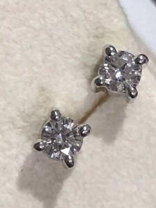 TASAKI ダイヤピアス　0.14ct×2 合計0.28ct