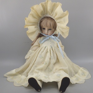 VIRGINIA LaVORGNA ビスクドール Tete Jumeau リプロダクションドール 1983年 ヴィンテージ アンティークドール N15-2616909【O商品】