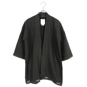 VISVIM(ビズビム) SPOT SANJURO KIMONO 18SS (charcoal)