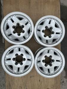 トヨタ 78系ランクル プラド純正 15ｘ7J PCD139.7 6H ET-20 アルミホイール 4本 セット