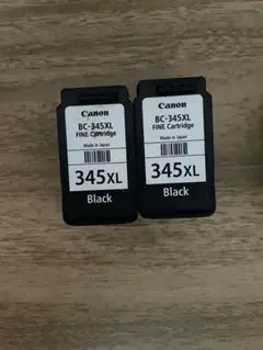 Canon BC-345XL ブラックインクカートリッジ 2個セット 使用済み