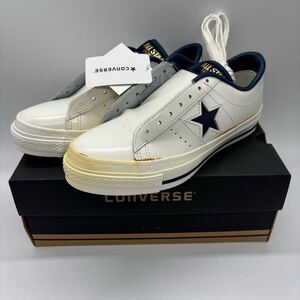 【23.5cm】Dead Stock Converse One Star Ox White Mid Night コンバース ワンスター ホワイト ミッドナイト 日本製 ALLSTARロゴ 05