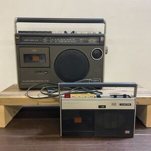 A4094【JUNK】動作未確認 SONY／ソニー ポータブルカセットレコーダー CF-1980 TC-1150