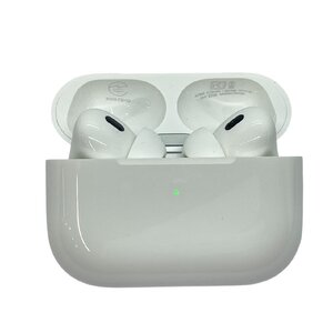 USED Apple アップル AirPods Pro 第2世代 エアポッズプロ MTJV3J/A A3047 A3048 A2968 ワイヤレスイヤホン ホワイト 本体のみ 動作確認済