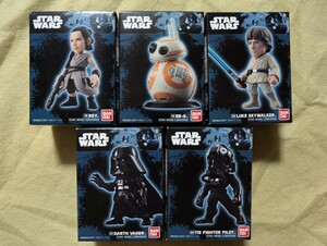 STAR WARS★CONVERGE5★コンプリート★レイ★BB-8★ルーク・スカイウォーカー★ダース・ベイダー★タイ・ファイター パイロット★B