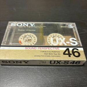 カセットテープ SONY UX-S 46 新品未開封