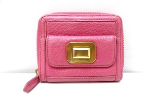 ジューシークチュール JUICY COUTURE ラウンドファスナー レザー財布 ミニウォレット kz4408191364