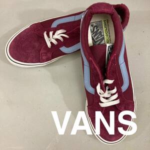 【新品未使用】バンズ VANS スニーカー スウェード オールドスクール ビッグサイズ サーフライン ボルドーカラー ワインレッド 28.0cm @★