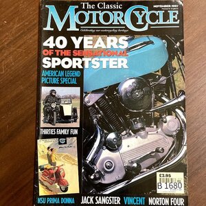 B1680 1997　 「The Classic MOTOR CYCLE」クラシックモーターサイクル 英国　旧車雑誌　英国車 古本　雑誌 旧車　ビンテージ　自動車