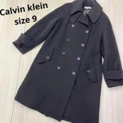 Calvin klein カルバンクライン カシミヤ混 ロング コート 9