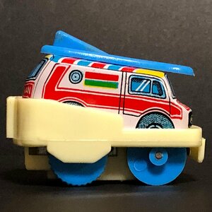 ★三幸製作所 ミッキーノブ ゼンマイ ポコポコ　ファンシーサーファーバン Wind-Up ACTION VEHICLES FANCY VAN BlueBord ★BCTT181-1