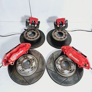  ホンダ シビック FD2 ( Brembo ブレンボ ) ブレーキ キャリパー 4POT 2POT ブレーキローター セット DC5