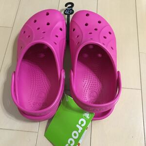 送料無料 未使用 クロックス　crocs レインクロッグ キッズ 21㎝ ピンク