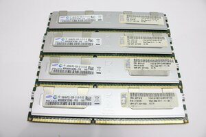 MA100【中古】 IBM純正 SAMSUNG PC3L-8500R ECC Registered 16GB(x4 64GB) 4枚セット