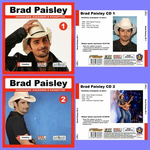 BRAD PAISLEY CD1+CD2 大全集 MP3CD 2P⊿