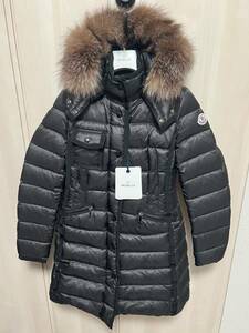 未使用・本物保証☆MONCLER HERMIFUR エルミファー フォックスファー ダウンジャケット TG2 ブラック色 M～Lサイズ