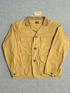 アットラスト ハンティングジャケット42 ブッチャープロダクツ ATLAST TIMEWORN CLOTHING 4ポケット ライダースジャケットBUTCHER PRODUCTS