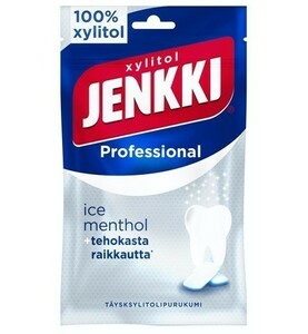 Cloetta Jenkki クロエッタ イェンキ プロ メンソール味 キシリトール ガム 4袋×90g フィンランドのお菓子です