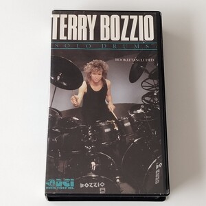 【ドラム教則ビデオ/VHS】テリー・ボジオ/ソロ・ドラムス(VH040)TERRY BOZZIO/SOLO DRUMS/フランクザッパ/ミッシングパーソンズ ドラマー