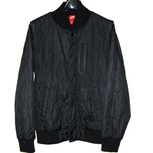 NIKE AIR（ナイキ エア）2WAY QUILT ZIP OFF VARSITY JACKET 袖取り外し可能 ■メンズ Sサイズ ■検）スタジャン MA-1 中綿 キルティング