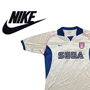 1円〜 1円スタート 1スタ　アーセナル　セガ　SEGA ユニフォーム　01 02 アウェイ　arsenal NIKE ナイキ ゲームシャツ　希少　貴重　XL