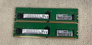 2個セット計32GB SK hynix 16GB 2Rx8 PC4-2933Y DDR4 ECC REG メモリ サーバー Gen10 用 HP P03050-091 P00922-B21