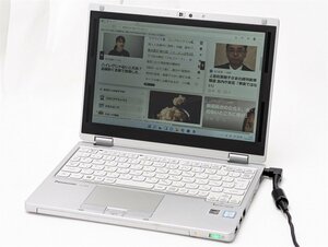 激安 Windows11 Office 高速SSD タッチ 10.1型中古ノートパソコン Panasonic CF-RZ5PFDVS 第6世代CoreM Bluetooth カメラ 保証付 即使用可