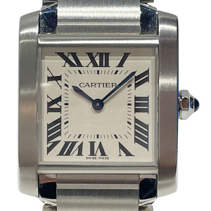 中古/ CARTIER カルティエ スイス製クオーツ 腕時計 WSTA0005 タンクフランセーズMM レディース シルバー 20478873