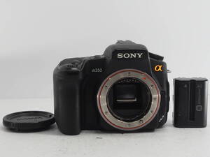 ★特上品★ ソニー SONY α350 DSLR-A350 ボディ ＋ バッテリーのみ ★完動品 ＃A1434