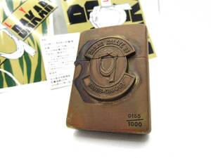 パリダカールラリー 限定 0155/1000 ソリッドブラス zippo ジッポ 1993年