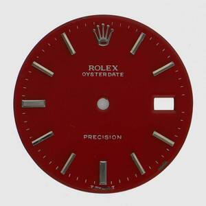 ROLEX ロレックス オイスターデイト用(6694) リダン文字盤 レッドダイヤル 【58】