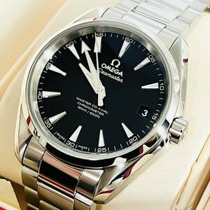 WATCH■OMEGA SEAMASTER AQUA TERRA 150M MASTER CO-AXIAL 38.5 MM USED RARE 美品/オメガ シーマスター アクアテラ 231.10.39.21.01.002