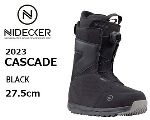 2023 NIDECKER ナイデッカー CASCADE カスケード BLACK 27.5cm