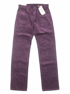 未使用品 UNIQLO ユニクロ コーデュロイカラージーンズ 31 Dark Purple